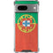 Portugal Flag Distressed Google Pixel 8a Clear Case